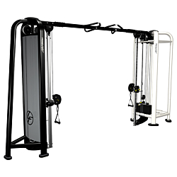 Life Fitness PWR Play Adj Cable Crossover-Attached