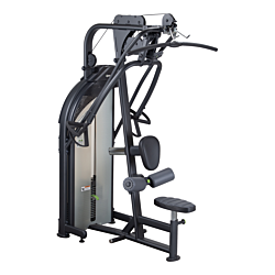 SportsArt DF303 Lat Pulldown/Mid Row Matte Black, weight stack 100kg