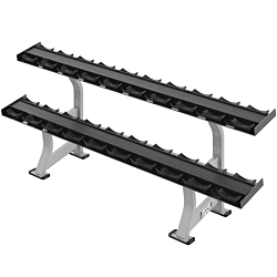 Hammer Strength HD Elite Dumbbell Rack - Two Tier