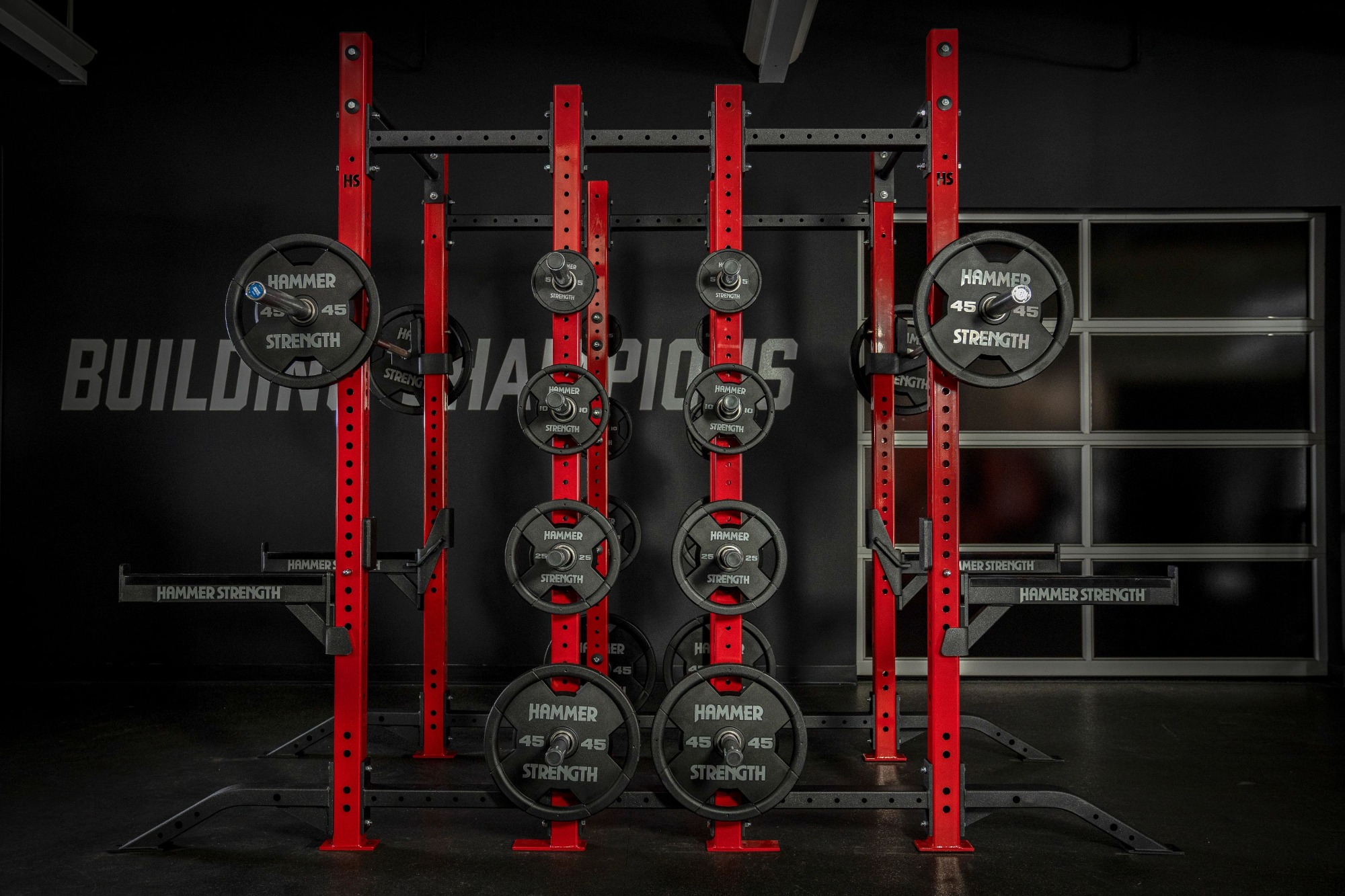Hammer Strength HD Athletic NX Half Half Combo Rack 