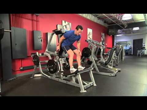 Hammer Strength V-Squat (press) 