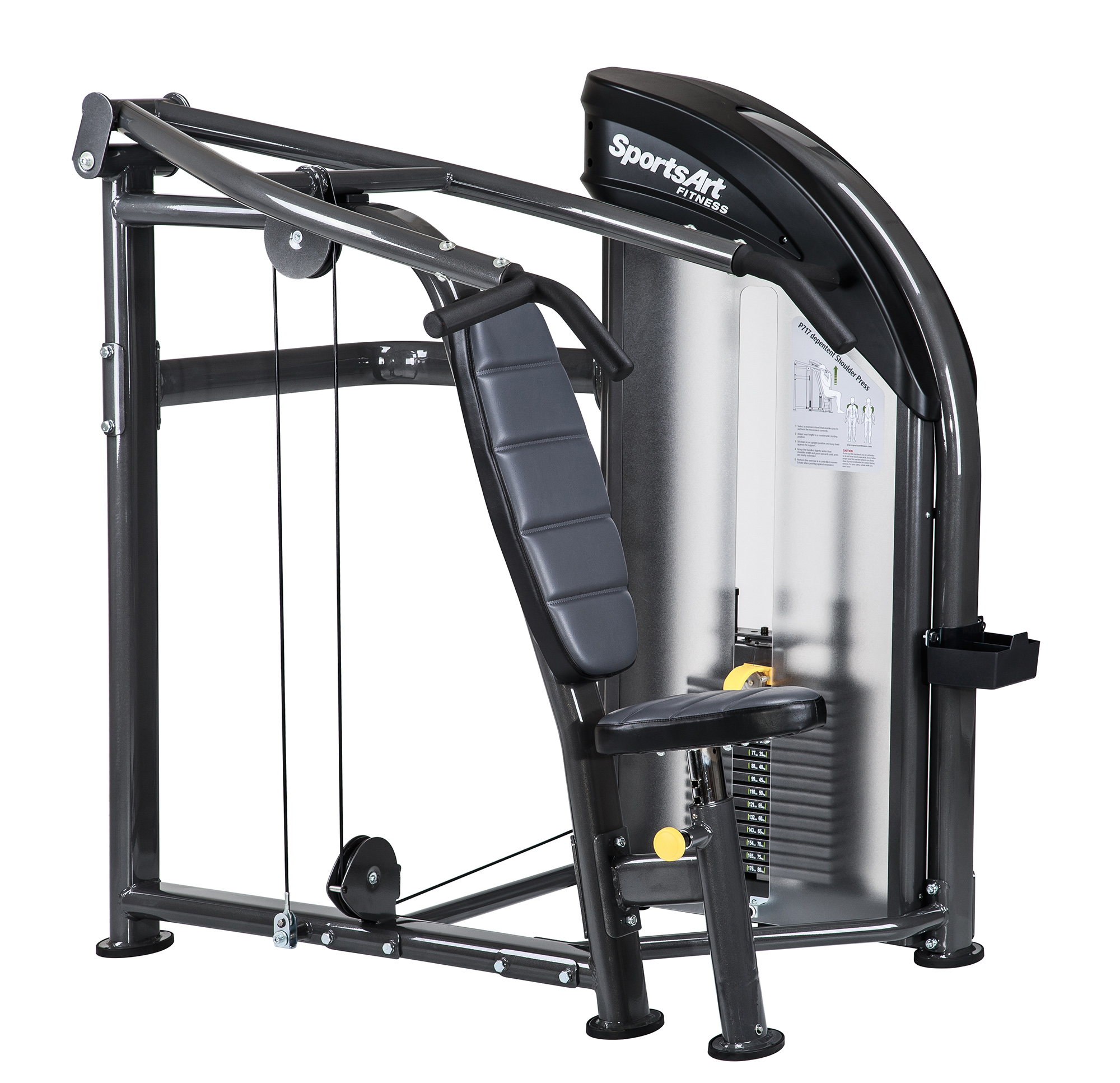 SportsArt P717 Shoulder Press, Graphite