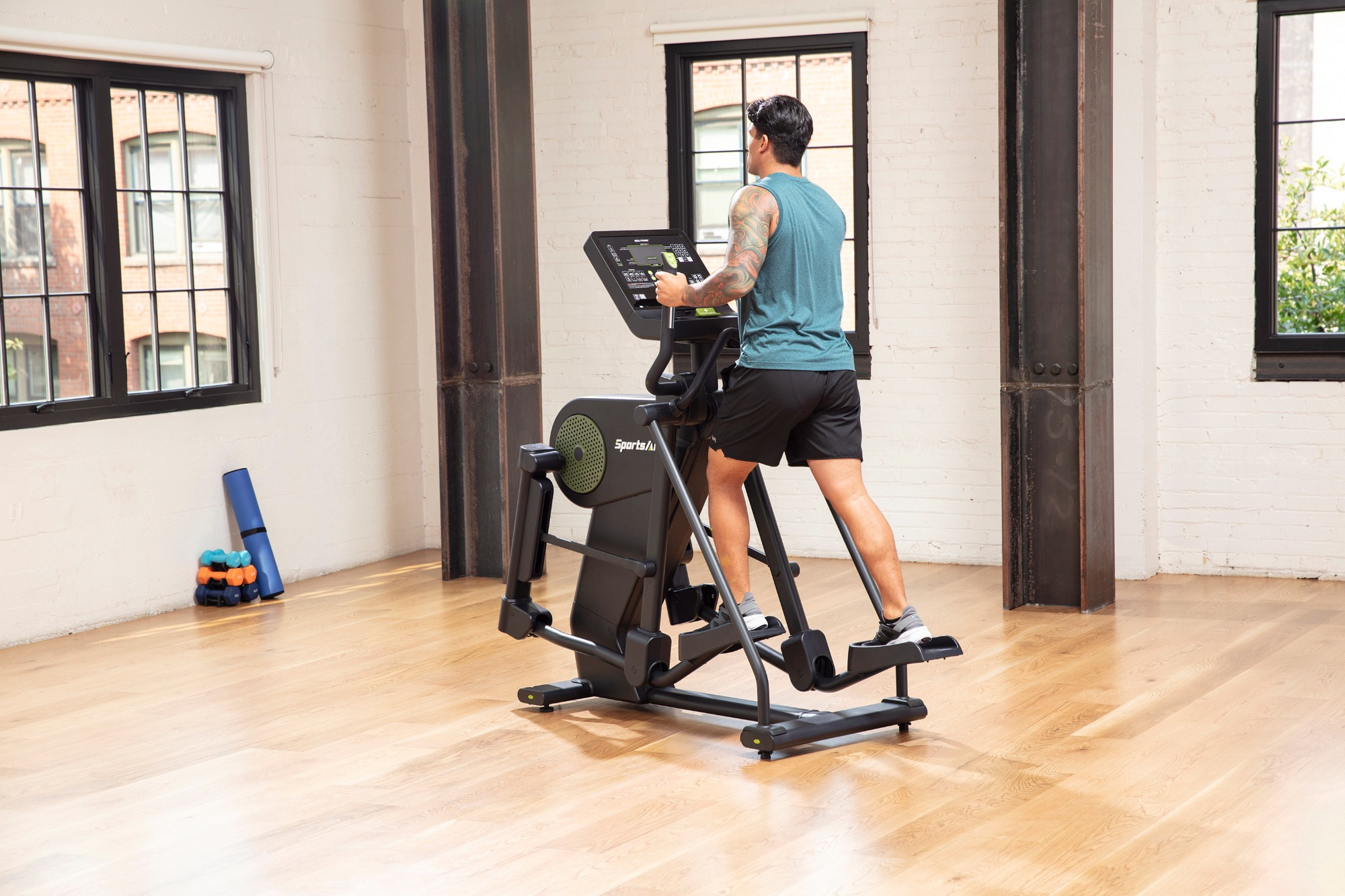 SportsArt ECO-POWR G866 Elliptical, Front Drive